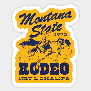 Montana State National Rodeo Champs Sticker